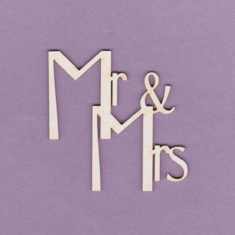 Tekturka Crafty Moly Napis G2 - Mr & Mrs